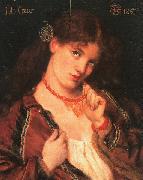 Dante Gabriel Rossetti Joli Coeur oil painting on canvas